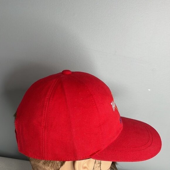 HARD ROCK CAFE Saigon 6 Panel Cap Red Hat Embroidered Adjustable O/S - Picture 2 of 7